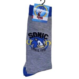 Classic Sonic The Hedgehog Men’s Crew Socks